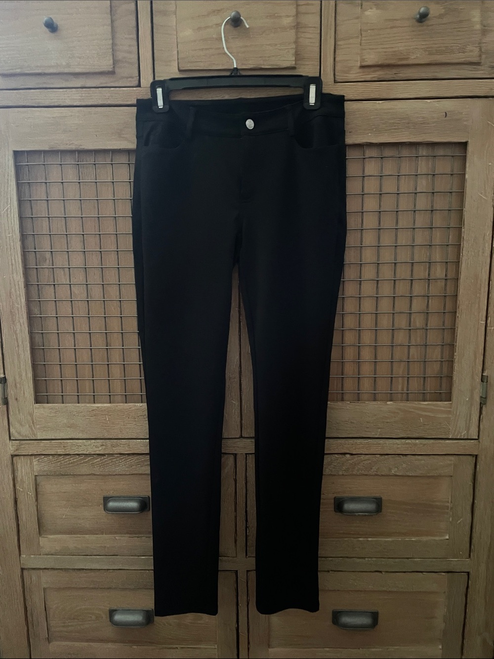 Michael Kors Women’s Black Slim stretch fabric pants